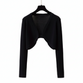 Boléro femme noir mariage cérémonie taille unique 36 à 42 — Atelier Sélène